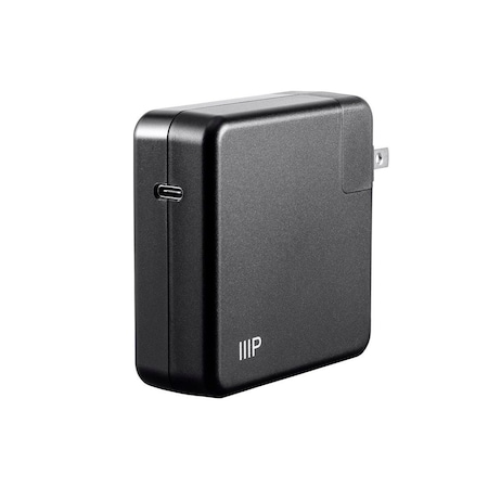 Monoprice Obsidian Speed USB Wall Charger_ 1-Port_ 85W PD Output for iPhone_ And 35944